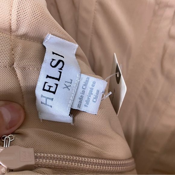 Helsi Athena Strapless Midi Gown Floral Midi 3D Applique XL - Picture 7 of 10